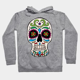 Sugar Skull - White Hoodie